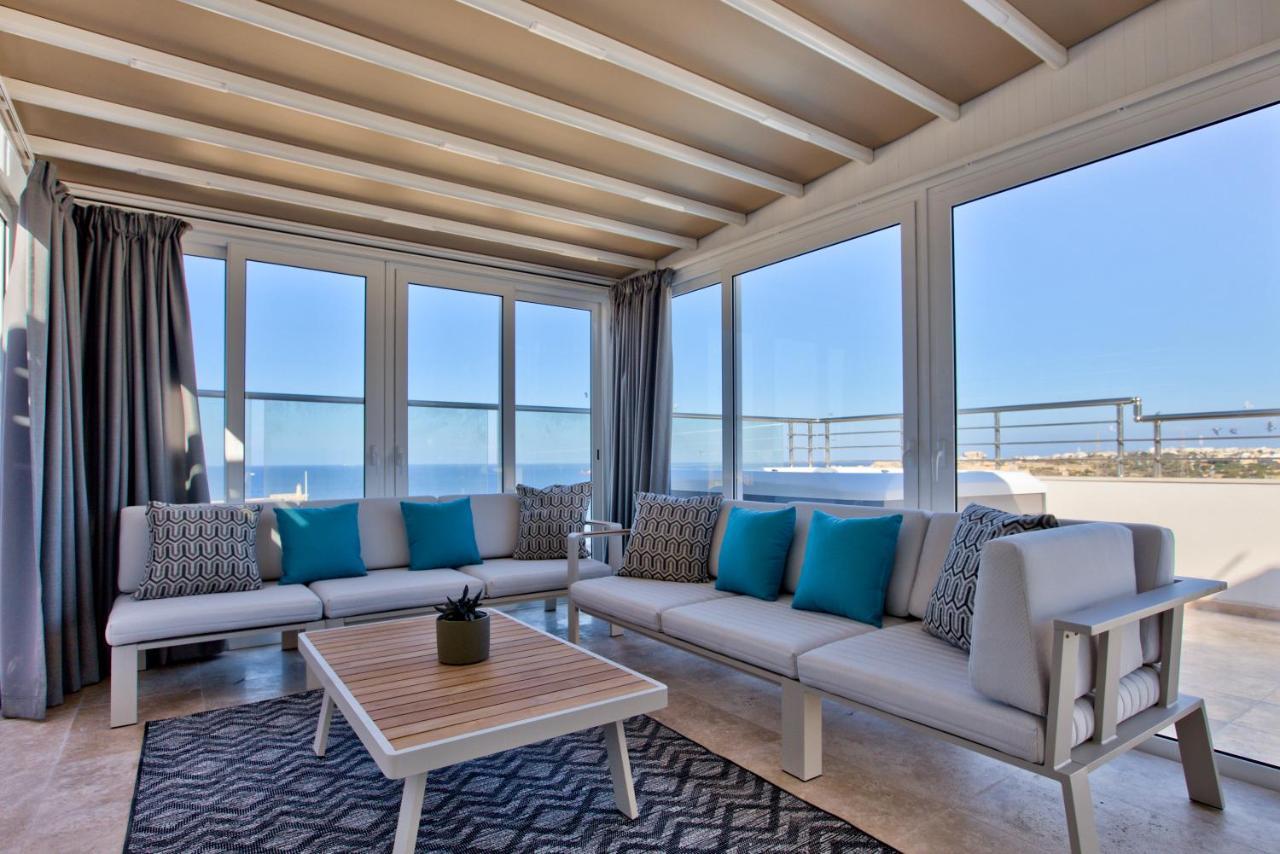 Valletta Luxury 4-Bedroom Duplex With Stunning Sea Views Private Terrace And Jacuzzi Luaran gambar